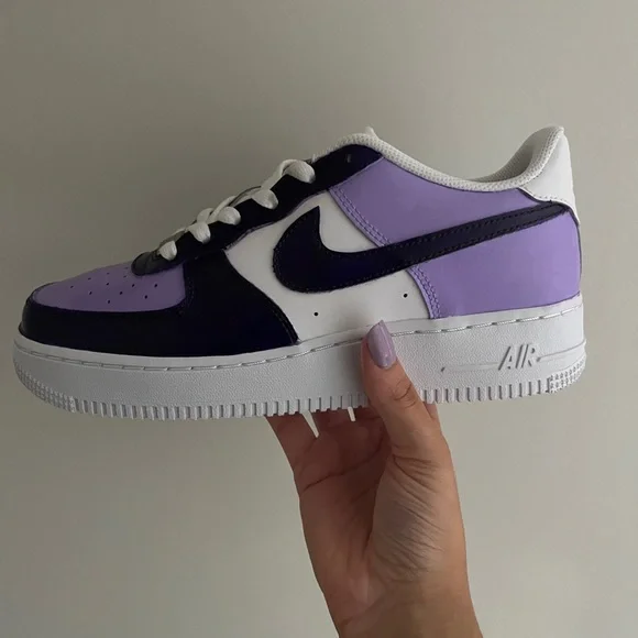 Nike Air Force 1 Purple Grape Custom - Picture 3 of 6